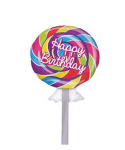 بادکنک فویلی تولد آب نباتی (Happy Birthday