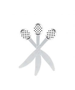 چک کار تم تولد سفید خال مشکی