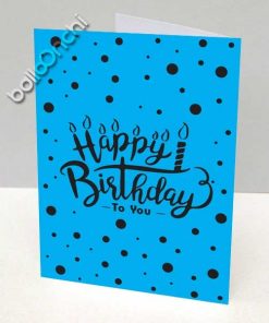 کارت خال خالی آبی