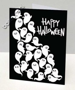 کارت تبریک هپس هالوین طرح روح سرگزدان