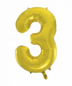 بادکنک عدد فویلی عدد سه هلیومی