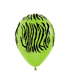 بادکنک نئون شبز طرح زبرا هلیومی