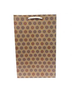 ساک دستی گلاسه کاغذی طرح دار