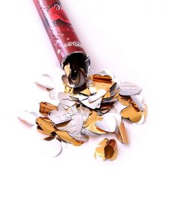 کاغذ افشان قلبی طلایی