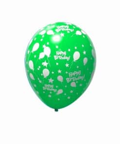 بادکنک طرح تولدت مبارک نارنجی هلیومی