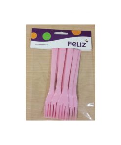 چنگال تم صورتی طلاکوب