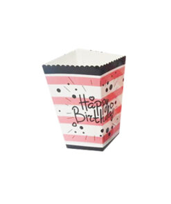 پاپ کورن تم سفید صورتی هپی برثدی