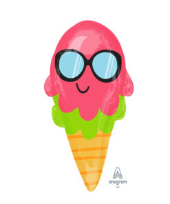 بادکنک بستنی قیفی هلیومی