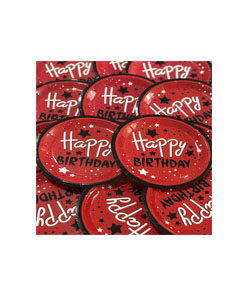 تم هپی برث دی قرمز و مشکی (پک کامل 6 محصولی)