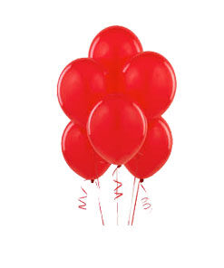 دسته بادکنک قرمز هلیومی