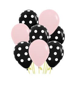 دسته بادکنک خال دار