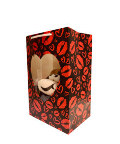 ساک دستی کادویی طرح قلب قرمز