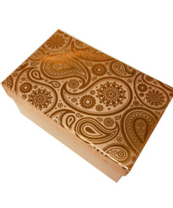 باکس گیفت طرح بته جقه سایزبزرگ15×20×28