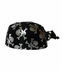 کلاه دزدان دریایی با اسکلت نقره ای