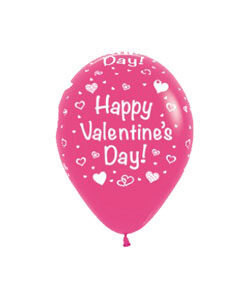 بادکنک لاتکس سرخابی ولنتاین