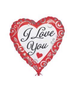 بادکنک قلبی حاشیه دار