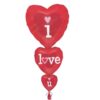 بادکنک سه قلب ILOVE YOU