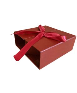 جعبه سورپرایز قلبی زرشکی