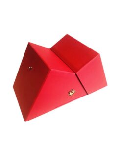 جعبه هرمی سورپرایزی دسته دار قرمز