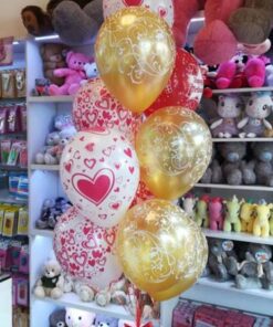 دسته بادکنک عاشقانه لاکچری