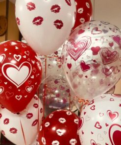 دسته بادکنک هلیومی ولنتاینی