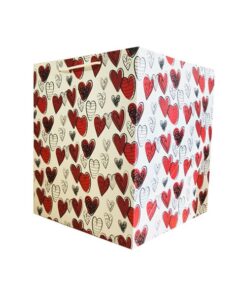 ساک دستی کف پهن قلب قلبی