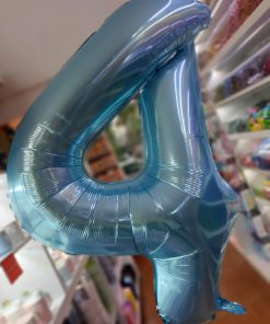 عدد چهار فویلی آبی